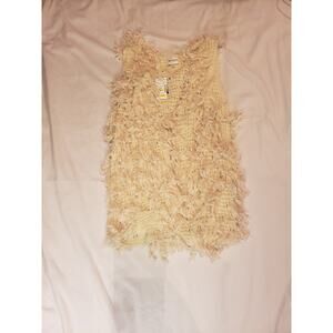 Sioni Studio Y2K Fairycore Grunge Hippie Shaggy Knit Vest Women’s Small/Medium
